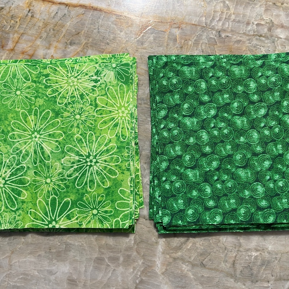40 Precut 5" Quilt Squares Assorted Fabric Charm Pack